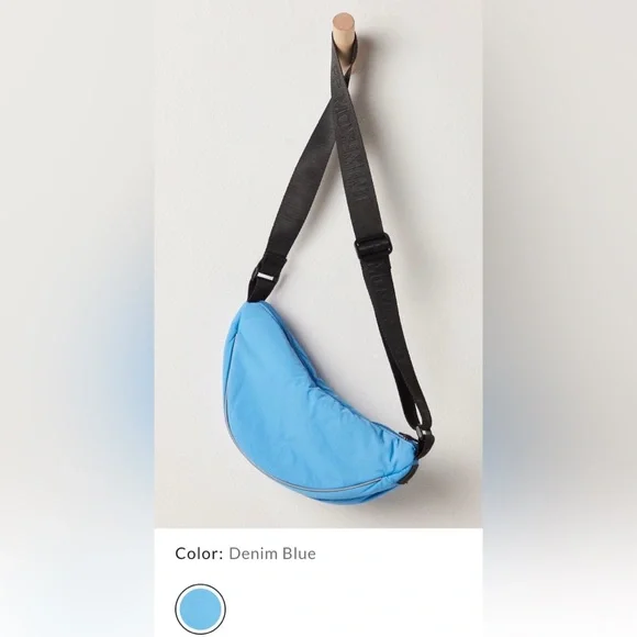 Free People Movement ~ ‘Bulls Eye Sling Bag’
Denim Blue Color ~ * * NWT - Picture 8 of 8